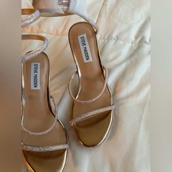 Steve Madden Wrap Exotica Sandal Wrap Heels - Picture 15 of 15
